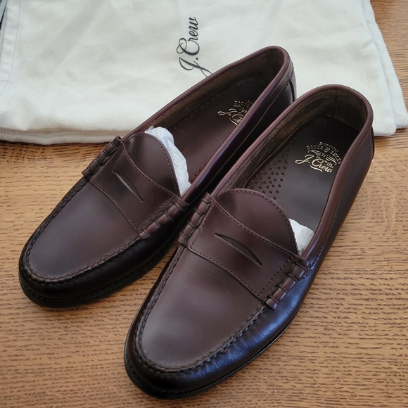 J. Crew Camden Loafers with leather soles - Whiskey Brown main image 6